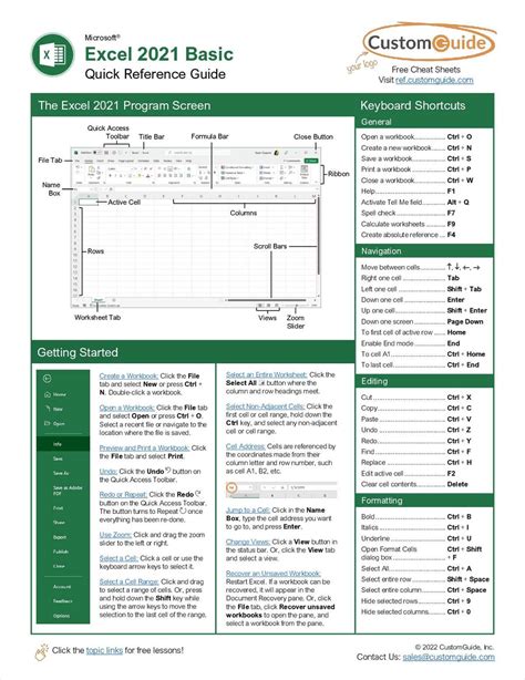 Excel Guides