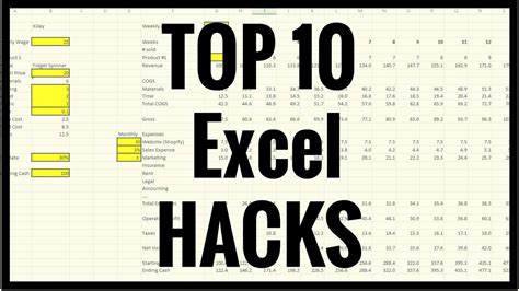 Excel Hacks Image 6