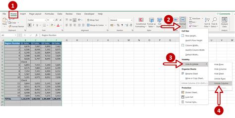 Excel Hidden Cells Gallery 3