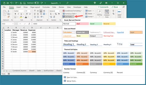 Excel highlighting text formulas example 5