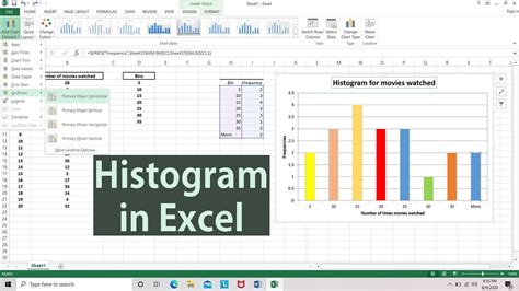 Excel histogram