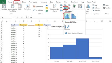 Excel Histogram Options