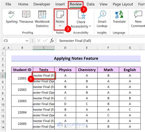 Excel Hover Over Cell Example 1