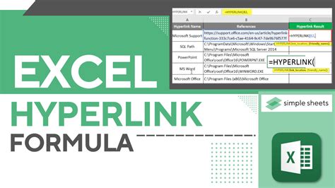 Excel hyperlink