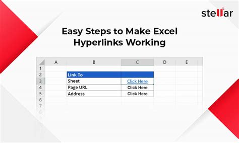 Excel hyperlink gallery example