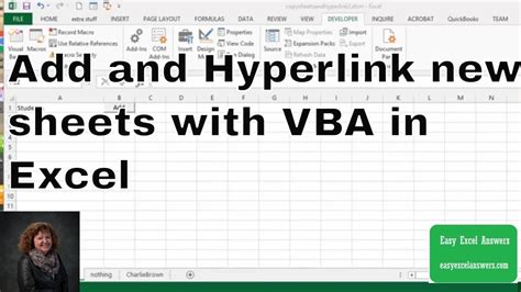 Excel Hyperlink Text VBA Macro