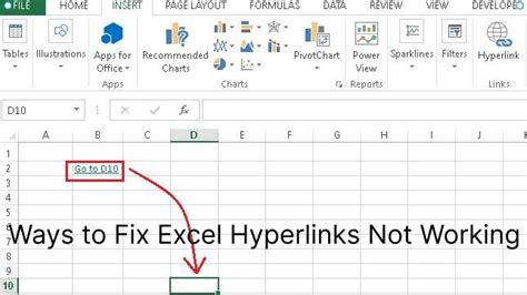 Excel Hyperlinks Not Working