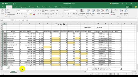 Excel ID Column