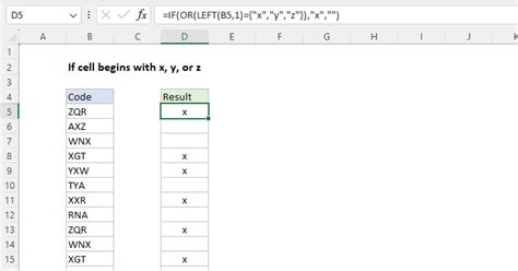 Using Excel IF function to check if cell begins with a text string