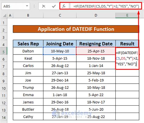 Excel If Date Is Greater Than Formula Example 3