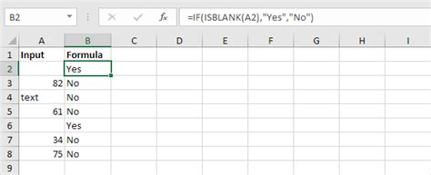 Excel IF Formula for Blank Cells