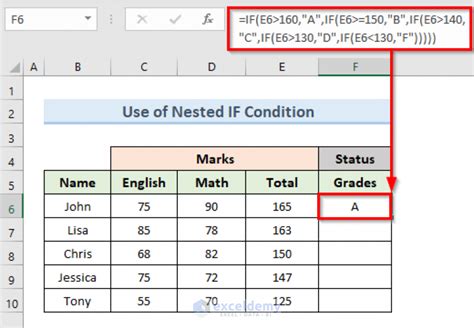 Excel IF Formula with Multiple Conditions Example 10