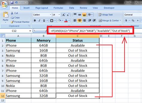 Excel IF Function Example 4