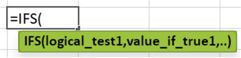 Excel IF function syntax