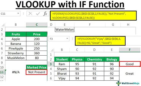 Excel IF Statement with VLOOKUP Advanced Uses