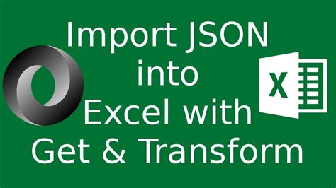 Excel Import JSON Data