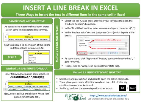 Excel Insert Line Break