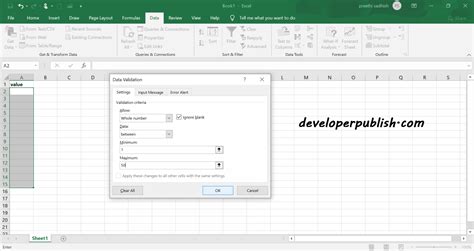 Excel Invalid Data