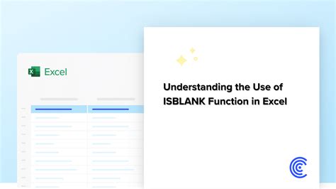 Using the ISBLANK function in Excel