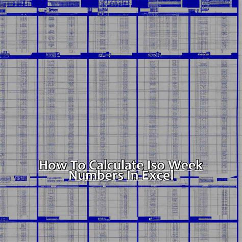 Excel ISO_WEEK Function