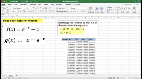 Excel Iteration