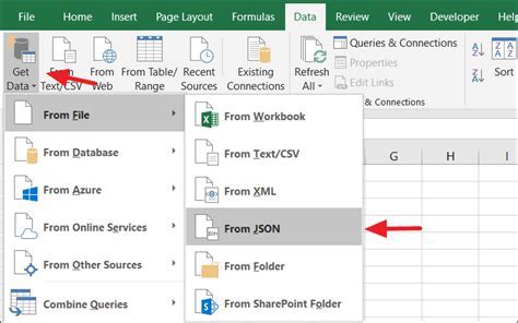 Excel JSON