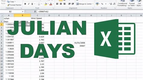 Excel Julian Date DateMath