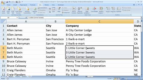 Excel Large Dataset Analysis Example