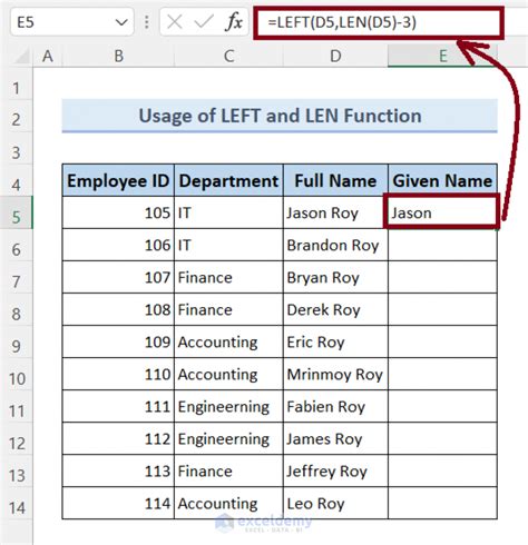 Remove Last Character Formula