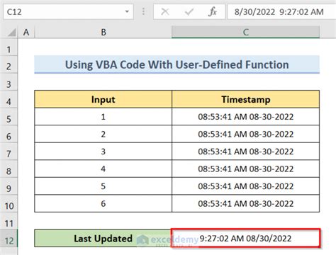 Excel Last Modified Date 1