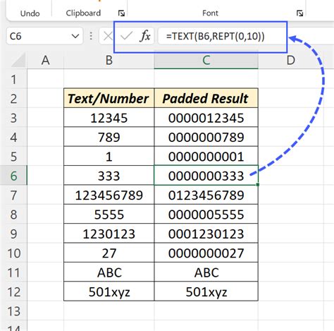 Leading zeros in Excel formula