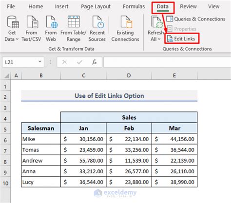 Excel Link Status Broken