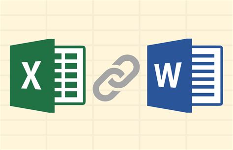 Excel link Word document