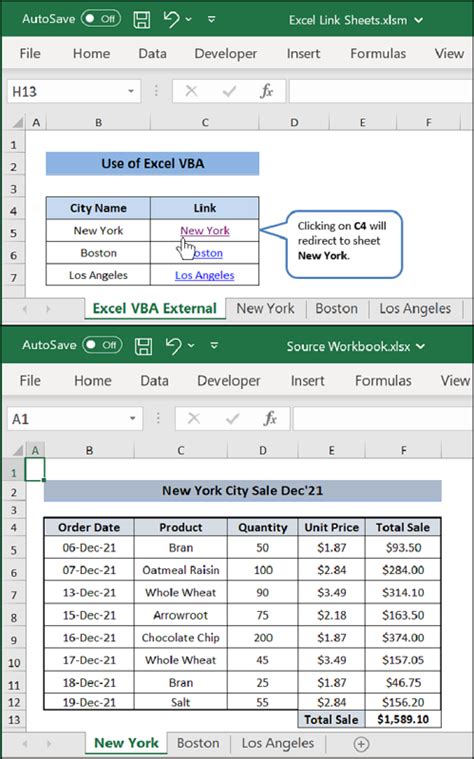 Excel linking sheets best practices