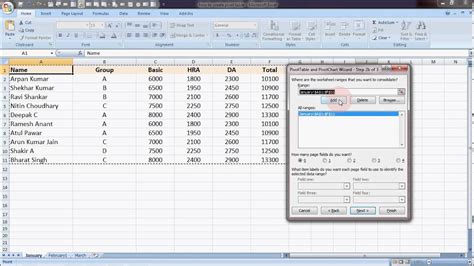 Excel linking sheets with pivot tables