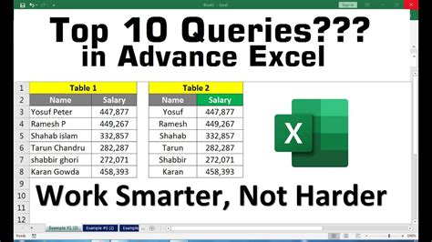 Excel List Advanced