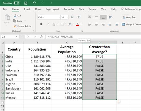 Excel List Formulas