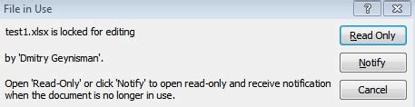 Excel Locked for Editing Solution