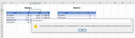 Excel Locked for Editing Error Message