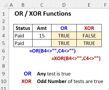 Excel Logical Data Type