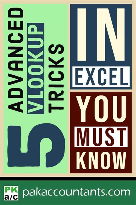 Excel lookup tricks