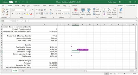 Excel for Mac Collaboration