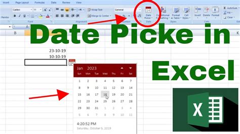 Excel on Mac Date Picker Tool