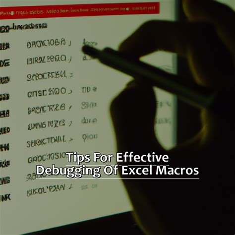 Excel Macro Debugging