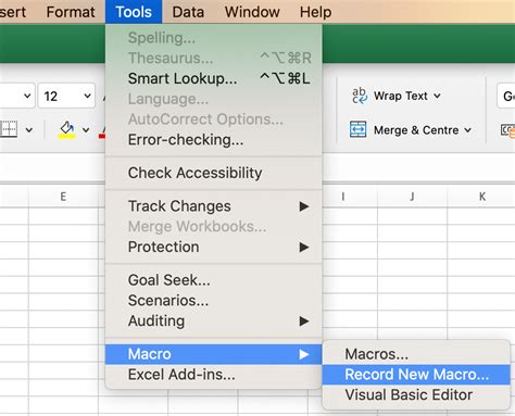 Excel Macro Editing