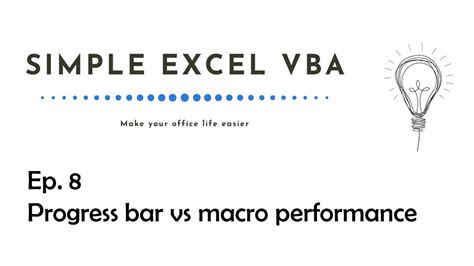 Excel Macro Performance