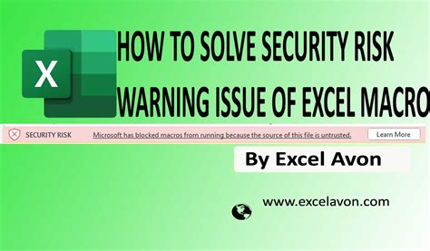 Excel Macro Security Risks