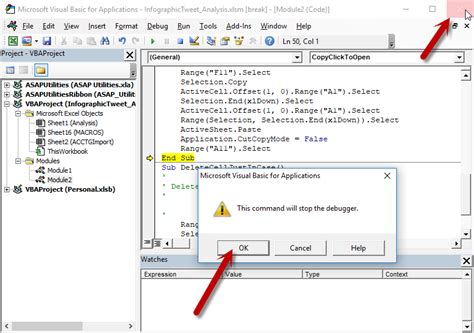 Excel macro troubleshooting