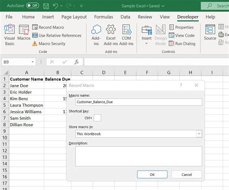 Excel Macros Automation