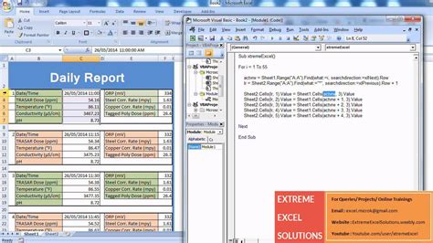 Excel Macros for Reporting